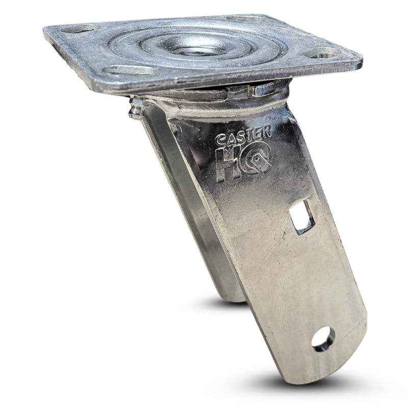 8" x 2" Swivel Caster Yoke / Rig/ Fork / Frame /  - Capacity up to 1,250 lbs CasterHQ