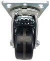 4 Inch x 2 Inch Total Lock Caster Set - 4 Pack | 3200 lbs Capacity | 2 Locking 2 Swivel Phenolic CasterHQ