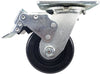 4" x 2" Total Lock Caster Set - 4 Total Locking Swivel Casters - Phenolic Wheel - 3,200 lbs Capacity per set of 4 CasterHQ
