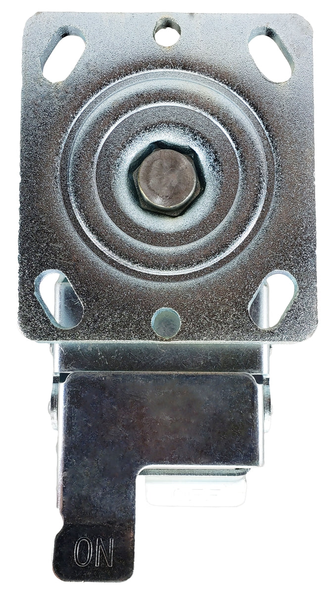 4" x 2" Total Lock Caster Set - 4 Total Locking Swivel Casters - Phenolic Wheel - 3,200 lbs Capacity per set of 4 CasterHQ