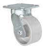5" x 2" Kingpinless Swivel Caster - Semi Steel Gray Iron Wheel -  1,000 lbs Capacity CasterHQ