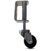 3 in. Hard Rubber Spring Loaded Gate Caster with 300 lb Capacity (2-Pack) CasterHQ