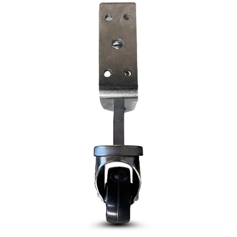 3 in. Hard Rubber Spring Loaded Gate Caster with 300 lb Capacity (2-Pack) CasterHQ