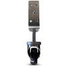 3 in. Hard Rubber Spring Loaded Gate Caster with 300 lb Capacity (2-Pack) CasterHQ