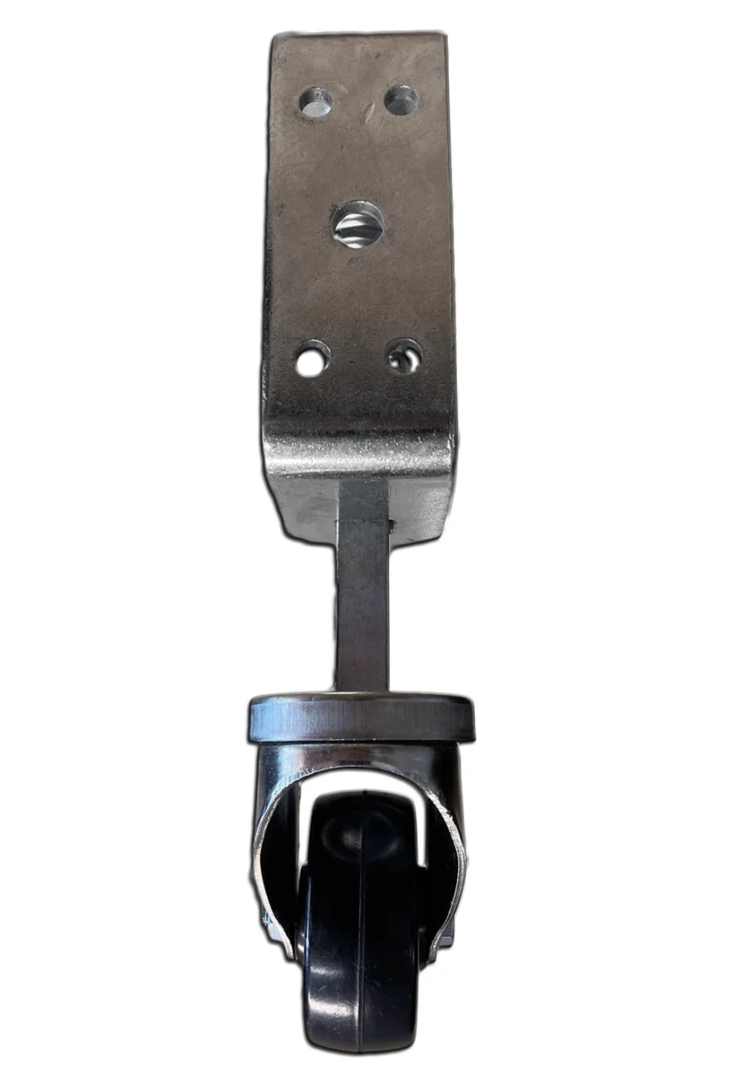 Spring Loaded Gate Caster | 300 lb Capacity | 3" Hard Rubber Wheel CasterHQ