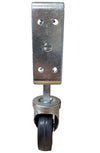 Spring Loaded Gate Caster | 350 lbs Capacity | 5" Hard Rubber Wheel CasterHQ