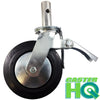 6" x 2" Scaffold Caster with Brake - Mold-On-Rubber Wheel - Metal Thread Guards Included - 410 lbs Capacity Per Caster CasterHQ