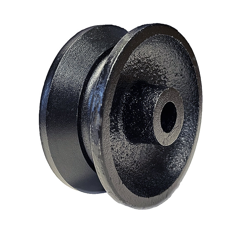 3" X 1-1/4" BARN DOOR V-GROOVE CAST IRON WHEEL KIT | 350 LBS CAPACITY CasterHQ