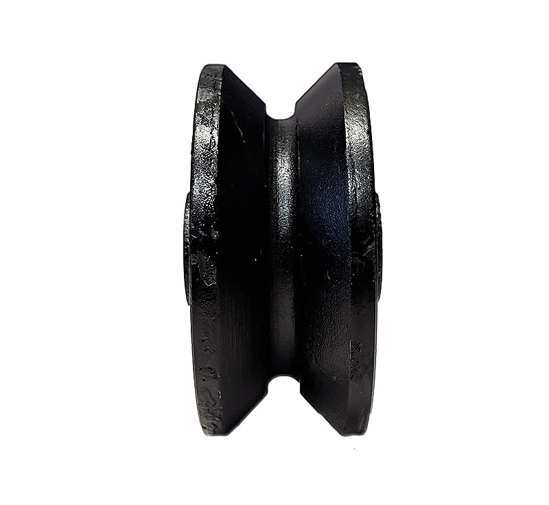 3" X 1-1/4" BARN DOOR V-GROOVE CAST IRON WHEEL KIT | 350 LBS CAPACITY CasterHQ