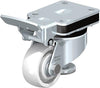 3" x 1-1/4" Wheel - Blickle Leveling Caster with Integrated Truck Lock - Heavy Duty Nylon Wheel - 660 lbs Capacity Blickle