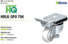 3" x 1-1/4" Wheel - Blickle Leveling Caster with Integrated Truck Lock - Heavy Duty Nylon Wheel - 660 lbs Capacity Blickle