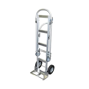 Greyhound Aluminum Convertible Hand Truck – Heavy-Duty, Lightweight, Up to 550 lbs as Hand Truck, 750 lbs as Cart - HT6048 American-Moving-Supplies