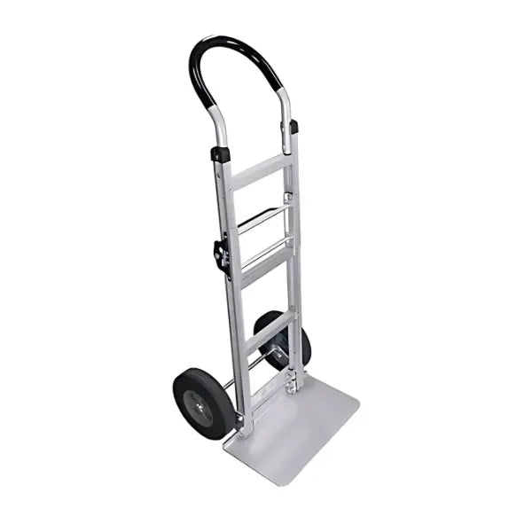10" Hard Rubber Wheels Hand Truck - Lightweight Aluminum Collapsible Design for Easy Transport and Heavy Load Capacity - HT6071 -  | CasterHQ