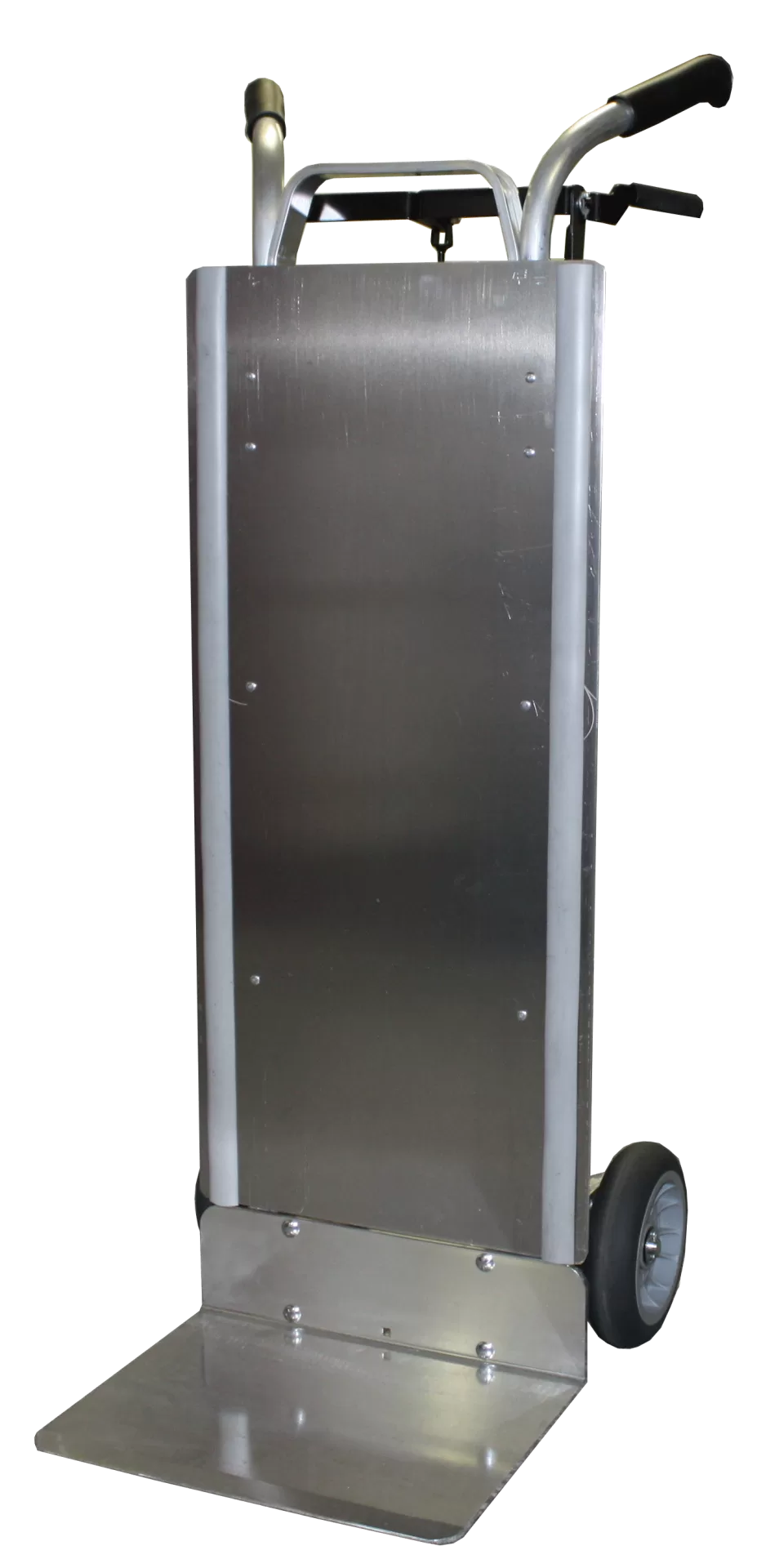 B&P HTA-8 aluminum appliance hand truck, front view