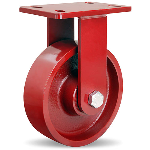 Hamilton R-FM-6MH 6" x 2 1/2" Metal Rigid Caster – 2200 lb | CasterHQ