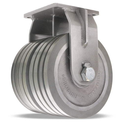 Hamilton 12" x 4" UltraGlide Rigid Dual Wheel Caster – 16000 lb | CasterHQ
