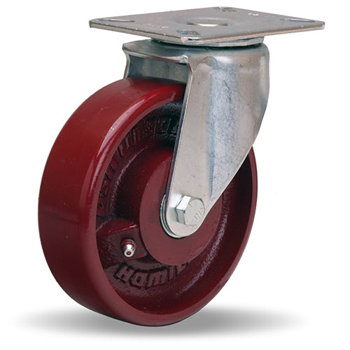Hamilton S-HL-5M 5" x 1.5" Metal Swivel Caster – 450 lb | CasterHQ