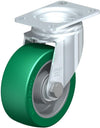 L-ALST 100K-12 - 4-Inch Swivel Casters with 550 lbs Load Capacity - Durable Blickle Softhane Polyurethane Elastomer Wheels with Ball Bearing Swivel Head Blickle