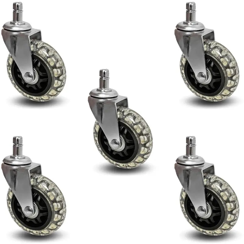 3" Rollerblade Wheel Chair Caster Set of 5