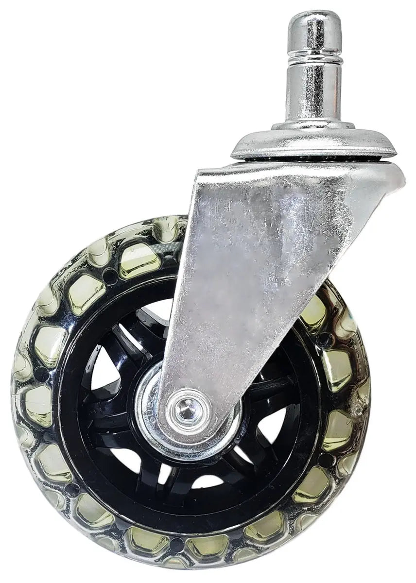 3" Rollerblade Wheel Chair Caster Set of 5 - 750 lbs Per Set of 5 - CasterHQ