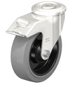 5" x 1-9/16" Swivel Caster with Brake – 330 lb | CasterHQ