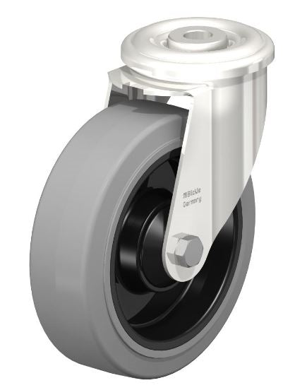 LEXR-POEV 125XKA-SG 5-inch Swivel Caster with Ball Bearing - 330 lbs Load Capacity | Heavy-Duty & Smooth Mobility for Industrial Equipment Blickle