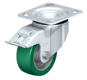 4" x 1-9/16" Swivel Caster with Brake – 705 lb