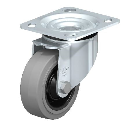 LK-POEV 100K-14-SG Swivel Caster 4" x 1-1/2" – 440 lbs Load Capacity, Ball Bearing Wheel | High-Durability Polyurethane for Industrial Mobility Blickle