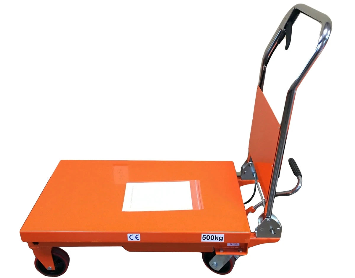 Mighty Lift LT1100 Hydraulic Scissor Lift Table - Heavy Duty Folding - 1,100 lb Lift Table Mighty Lift