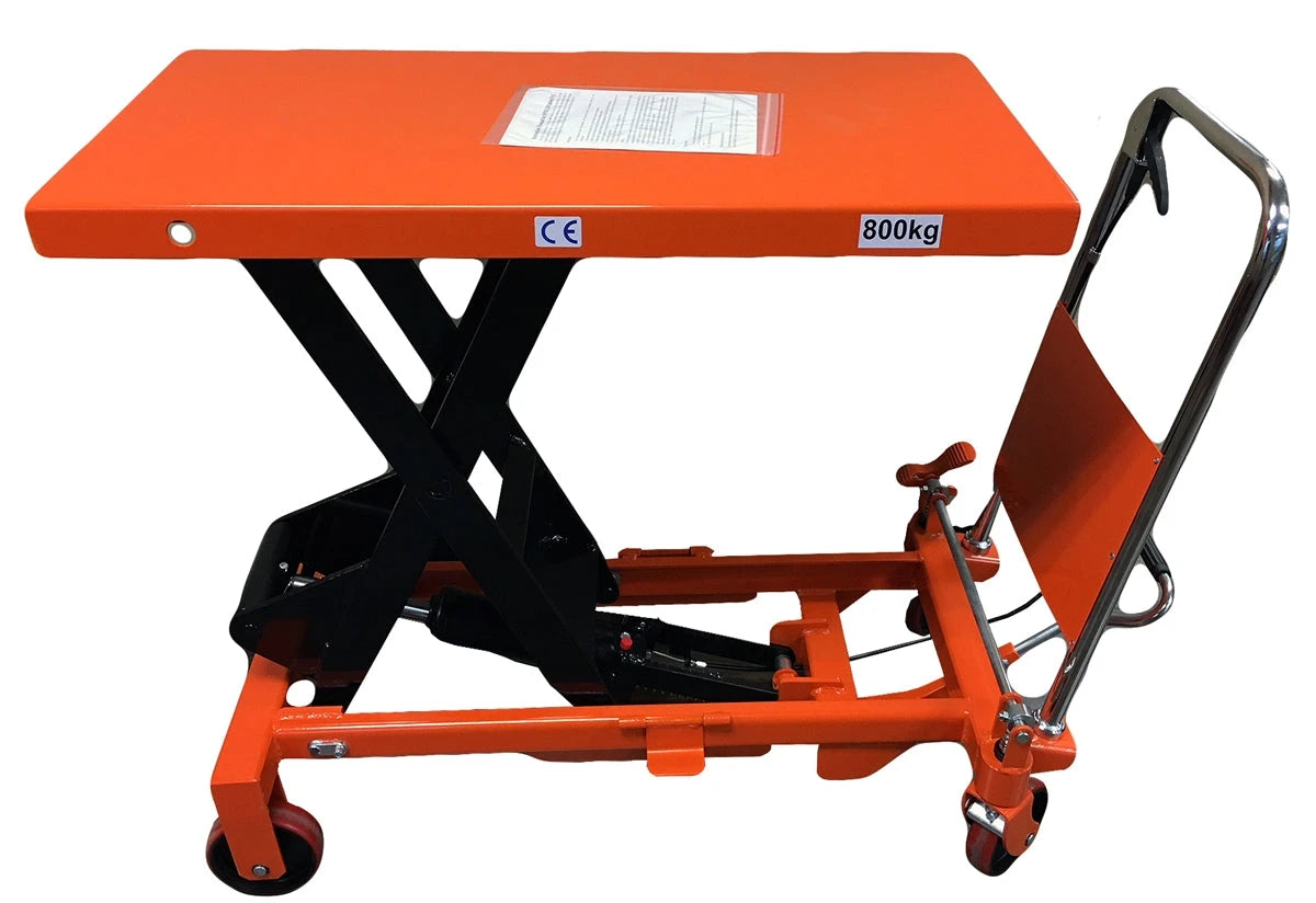Mighty Lift LT1750 Hydraulic Scissor Lift Table - Heavy Duty Folding - 1,750 lb Lift Table Mighty Lift