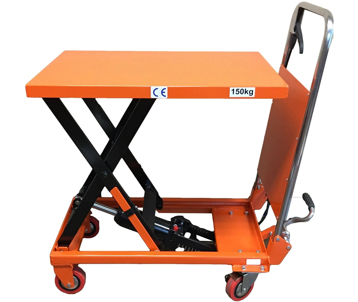 Mighty Lift LT330 Hydraulic Scissor Lift Table - Light Duty Foldable - 330 lb Lift Table Mighty Lift