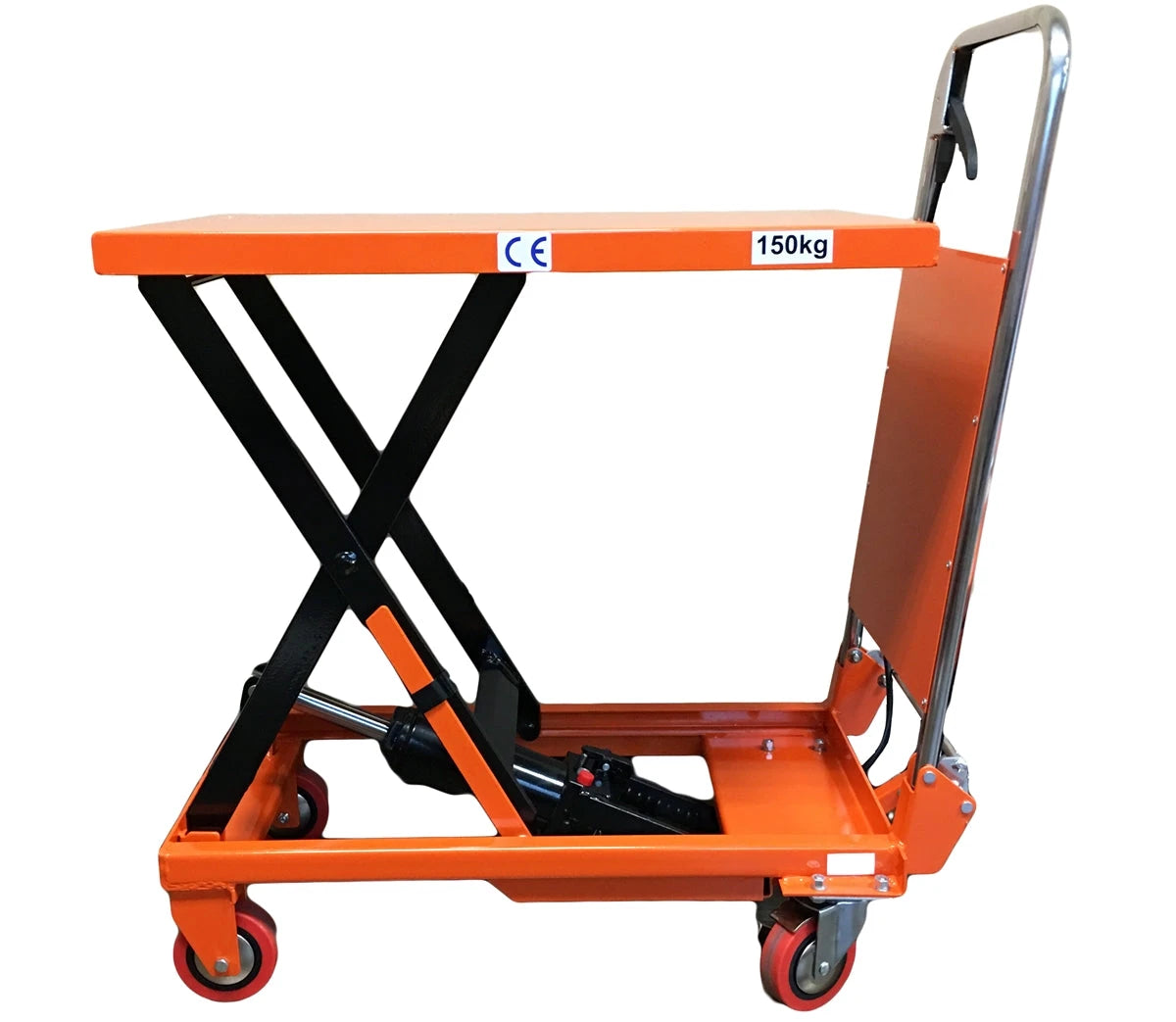 Mighty Lift LT330 Hydraulic Scissor Lift Table - Light Duty Foldable - 330 lb Lift Table Mighty Lift