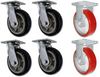 Polyurethane Swivel & Rigid Caster Set for Home Depot Lumber Carts | CasterHQ