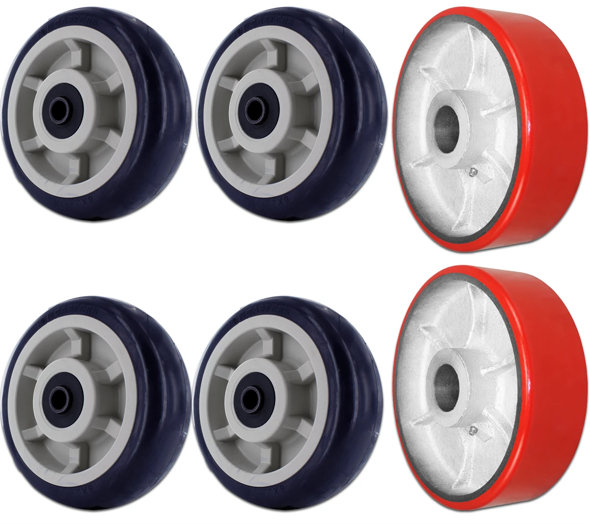 Replacement Wheels for Home Depot Lumber Carts | Set of 6 CasterHQ