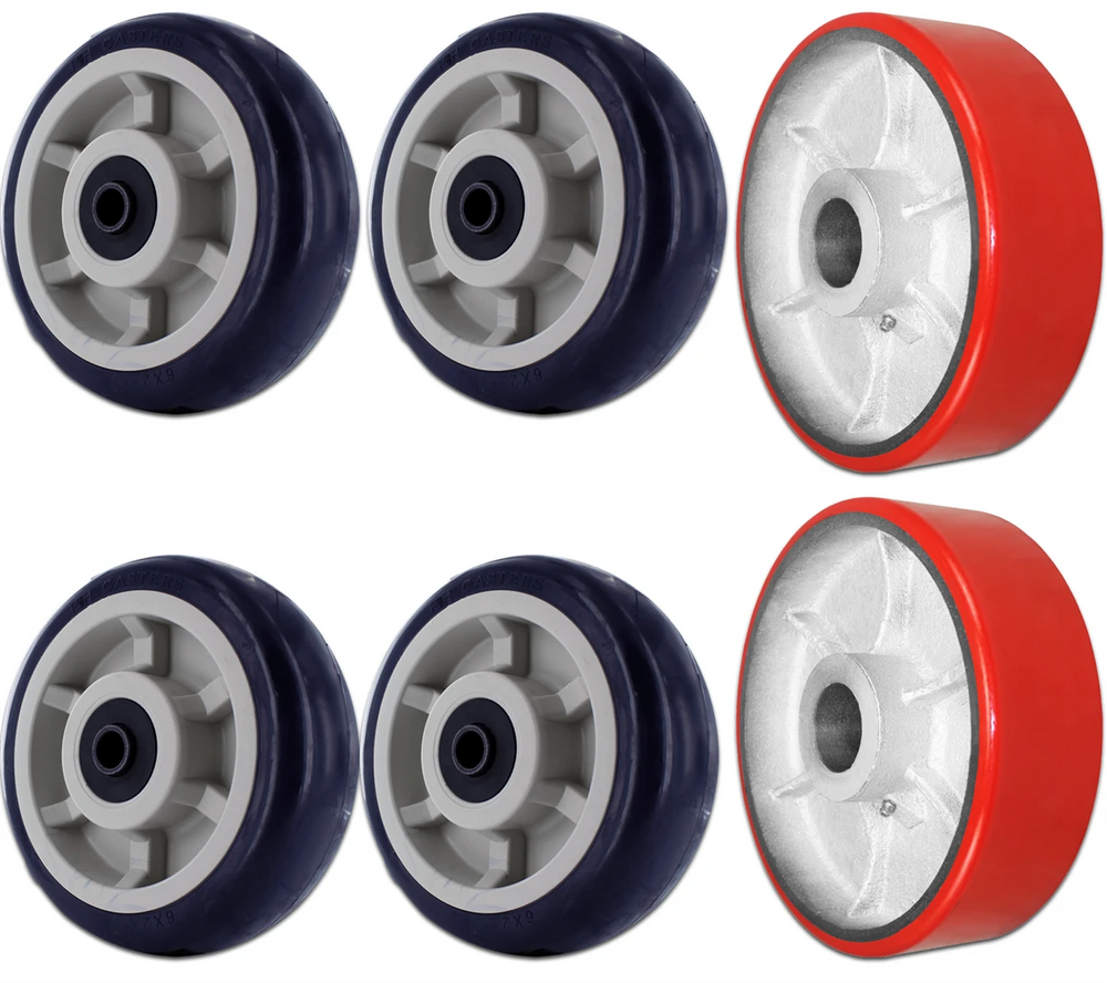 Replacement Wheels for Home Depot Lumber Carts | Set of 6 CasterHQ