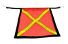 Reflective Safety Flag with 31-Inch Bungee Cord - M-FLAG-TS31-BB-RX | High Visibility, Reinforced Edge for Industrial & Recreational Use CasterHQ