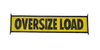 M-OL7M: Durable Mesh Oversize Load Sign with Bungees, 18x84inch - Lightweight and Highly Visible for Enhanced Safety