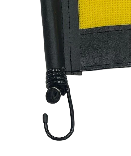 M-OL7M: Durable Mesh Oversize Load Sign with Bungees, 18x84inch - Lightweight and Highly Visible for Enhanced Safety CasterHQ