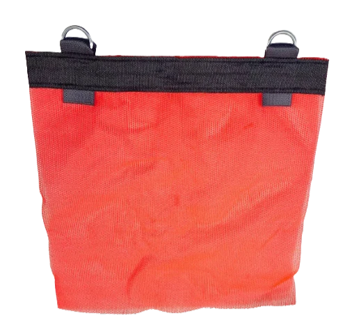 M-ORFLAG-I Safety Flag with Two D-Rings – High Visibility Orange, Durable Construction Site Safety Equipment CasterHQ