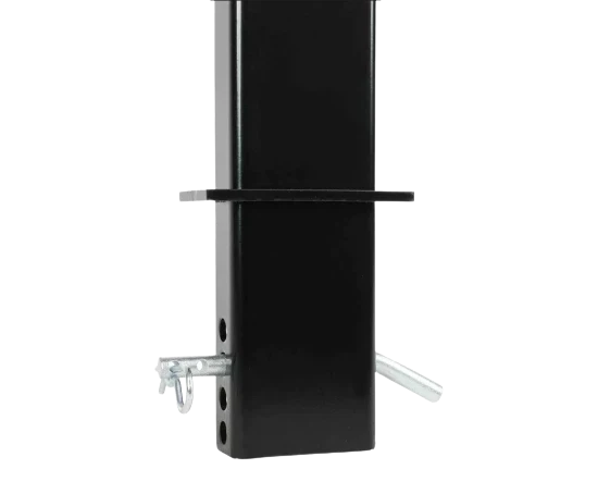 54" Long 3" Wide Steel Pipe Stake with Pin CasterHQ