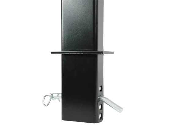 54" Long 3" Wide Steel Pipe Stake with Pin CasterHQ