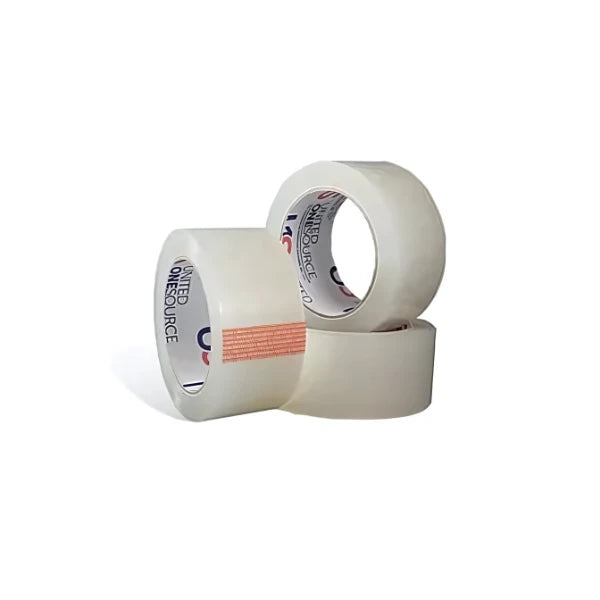 2" x 110 Yd Acrylic Clear Tape - 1.8 Mil Thickness, 36 Rolls per Pack | Durable Packaging Tape for Secure Sealing and Shipping - MA0170 American-Moving-Supplies