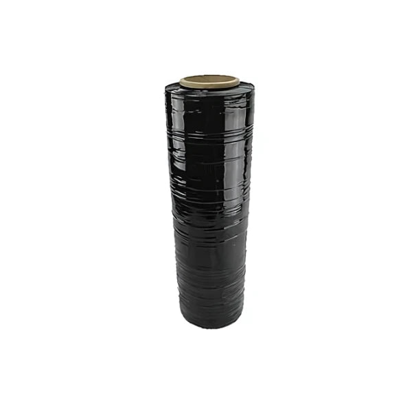 18" x 1500' x 80 Ga Stretch Film Cast Black - Durable Packaging Solution (QTY: 4) for Secure Wrapping and Protection of Goods - MA0180 American-Moving-Supplies