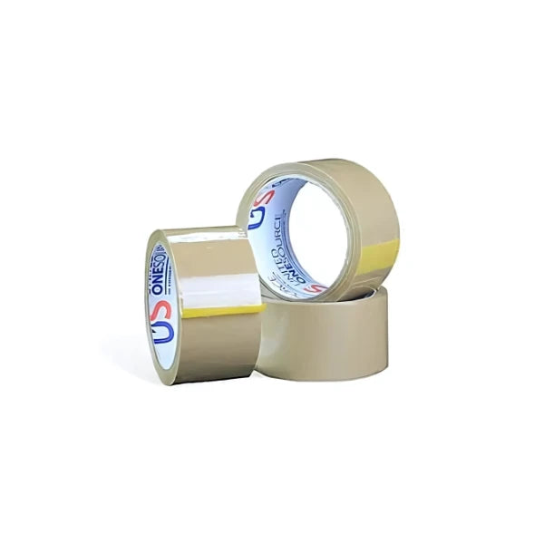 2" x 55 Yd Hot Melt Tan Packaging Tape (1.5 Mil, 36 Rolls) - Strong Adhesive for Shipping & Moving Solutions | MA0226 American-Moving-Supplies