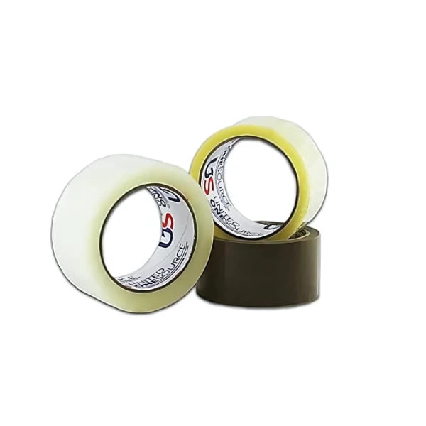 2" x 110 Yd Hot Melt Clear Packaging Tape - 1.5 Mil Thickness, Durable Adhesion, 36 Rolls per Pack - MA0231 American-Moving-Supplies