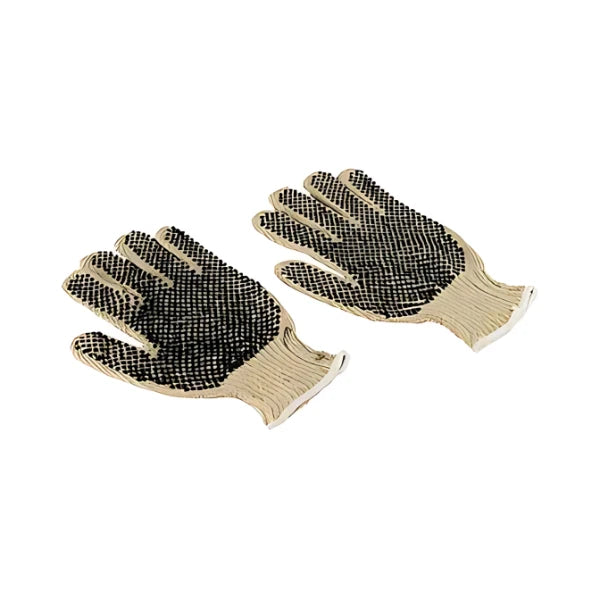 Cotton Work Gloves with Non-Slip Gripper PVC Dots – MA4001, Durable & Comfortable Hand Protection for Warehouse & Industrial Tasks, Individually Packaged American-Moving-Supplies