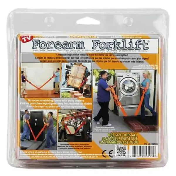 Forearm Forklift Straps - MA9301 | Heavy-Duty Nylon, Adjustable Ergonomic Design, Supports Up to 800 lbs for Easy Furniture Moving -  | CasterHQ