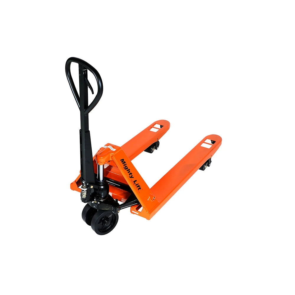 ML110 Heavy Duty High Capacity Pallet Jack - 11,000 lbs Capacity | 27 Inch x 48 Inch Industrial CasterHQ