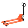 ML2048 Short Narrow Pallet Jack | Wheels Polyurethane on Steel | 20" Width 42" Length | 5500lb. Load Capacity | Orange Color CasterHQ