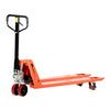 ML2048 Short Narrow Pallet Jack | Wheels Polyurethane on Steel | 20" Width 42" Length | 5500lb. Load Capacity | Orange Color CasterHQ